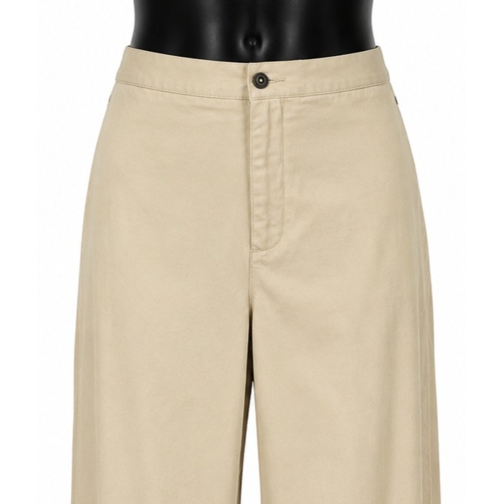 Liz Claiborne Liz Sport Womens Casual Chino Pants Size Petite 14P Beige Cotton - Picture 2 of 12
